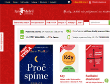 Tablet Screenshot of melvil.cz